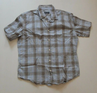 Marc o' Polo Estupendo Verano Camisa de Cuadros Talla L Manga Corta Top - Imagen 1 de 4