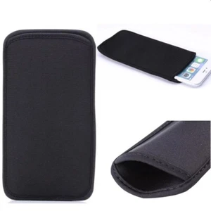 For iphone 17 air 16 16e 15 14 13 12 Pro Max Elastic Neoprene Pouch Bag Sleeve - Picture 1 of 8