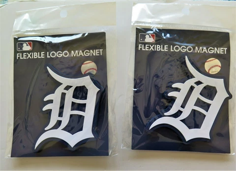LOT OF TWO (2) DETROIT TIGERS, FLEXIBLE MAGNETS FROM WINCRAFT Cover
