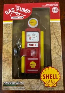 GREENLIGHT COLLECTIBLES 1:18 SHELL OIL GAS PUMP COLLECTION PUMP MIB - Picture 1 of 5
