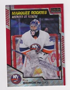 2020-21 OPC Platinum MARQUEE ROOKIES RED SURGE #196 ILYA SOROKIN Islanders - Picture 1 of 2