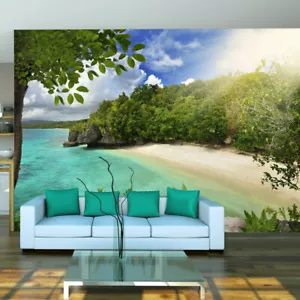 Photo Wallpaper Wall Mural Poster Decoration Picture Peel&stick/fleece Beach - Picture 1 of 61