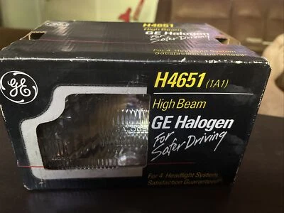 GE Halogen 4 Headlight System High Beam #H4651, HP4651 -12 Volt - Image 1 of 2