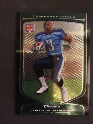 JAVON RINGER  2009 Bowman Chrome  #117 Tennessee Titans RC - Image 1 of 2