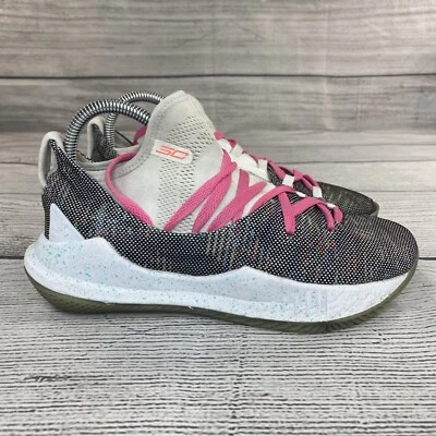 Under Armour Curry 5 Zapatos Juveniles Talla 5.5 Zapatillas Deportivas Cómodas 3020741-107 Foto 1 de 4