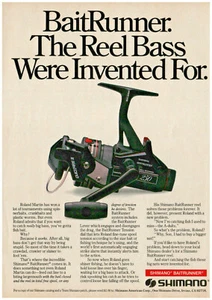 Shimano BaitRunner Reel Bass Were Invented For Original Print Ad Art - Picture 1 of 1