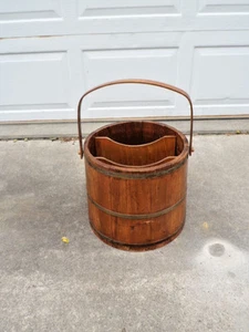 Basketville Vermont 1950s Shaker Bucket Magazine Newspaper Holder - Picture 1 of 4