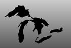 Great Lakes Die Cut Window Sticker Decal - Multiple Colors