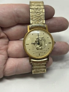 Walt Disney World 10 year Anniversary 1971- 1981 Elgin golf Watch - Picture 1 of 8