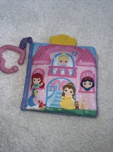 Disney Baby Princess Soft Crinkle Book Belle, Ariel, Cinderella, Snow White - Picture 1 of 4
