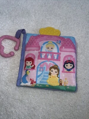 Disney Baby Princess Soft Crinkle Book Belle, Ariel, Cinderella, Snow White - Image 1 of 4
