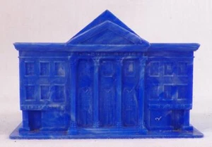 U S Post Office Christmas Tree Light Cover Blue Hard Plastic Vintage #2 - Picture 1 of 6
