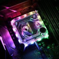 Bykski RBW Led CPU Liquid Water Cooling Block for AMD Intel 115x 2011 775 771