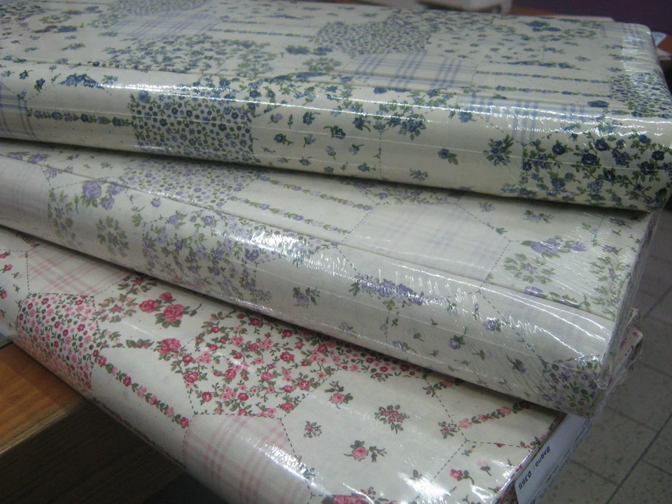 50 cm. TESS. STAMP. DIS. PATCH IN PURO COT. (peso gr. 160 mtl.) ALTEZZA 150 cm. - Immagine 1 di 1