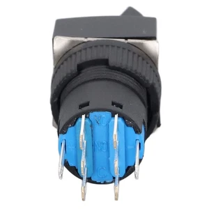25Pcs Interruttore Selettore 3 Velocità ABS Ottone Interruttore Cambio Fo NUOVO - Foto 1 di 24