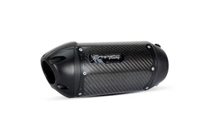 Two Brothers S1R 3K Slip-On Muffler Carbon Fiber/Black for Suzuki SV650 2017 - Picture 1 of 1