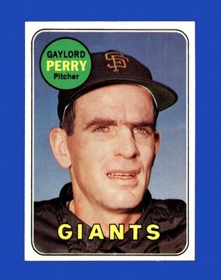 1969 Topps Set-Break #485 Gaylord Perry Sin precio base como nuevo *GMCARDS* Foto 1 de 2
