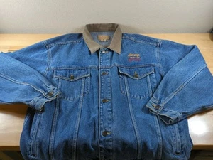 Vtg Gear For Sports Denim Jean Jacket Sz XL Embroidered Jeep Jamboree USA - Picture 1 of 9