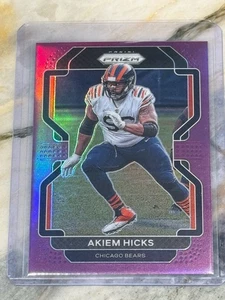 AKIEM HICKS 2021 Panini Prizm PURPLE #162 Bucs BEARS /125 - Picture 1 of 2