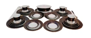 Sango ARISTOCRAT 3690 7 Piece Set 4 Place Settings W/ Oval Bowl & Platter 30 Pcs - Picture 1 of 23