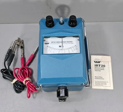 UEI IRT20 Insulation Resistance Tester Crank Style w/ Test Leads & Instructions - Image 1 of 4