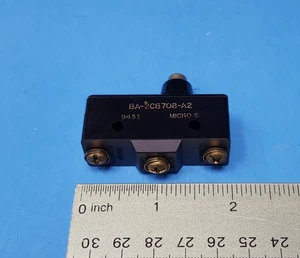 Snap Acting/Limit Switch, BA-2CB708-A2, Honeywell , SPDT, Momentary - Picture 1 of 7