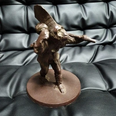 Monkey KIMONO Noh Performer Estatua de Metal 7.6 pulgadas Estatuilla de Metal Japonesa Foto 1 de 4