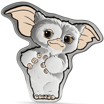 2025 Niue Agoro Warner Bros. Gremlins 1 oz Silver Colorized Proof Chase Coin - Image 1 of 4