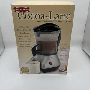 Back to Basics Cocoa Latte CM300BR Hot Chocolate Drink Maker New Open Box - Picture 1 of 11