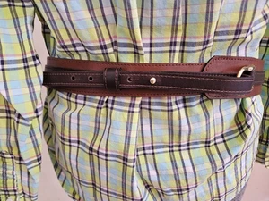 Hochwertiger Ledergürtel doppelte Rücken und Haken 34/36 - Bild 1 von 8