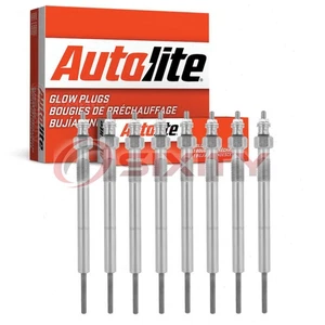8 pc Autolite Diesel Glow Plugs for 2001-2005 GMC Sierra 2500 HD Ignition ay - Picture 1 of 5