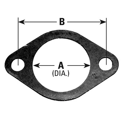 Junta de flange de tubo de escape para 1985 Subaru GL-10 - Imagem 1 de 2