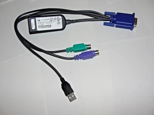 Avocent DSAVIQ-PS2M 520-438-501 USB PS2 KVM Server Cable Adapter Module - Picture 1 of 7
