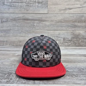 Vans Off The Wall Skating Marvel Spider Man Checker Snapback Hat Cap Meshback - Picture 1 of 6
