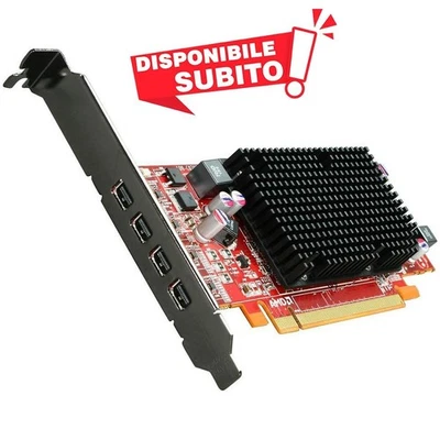Video Card AMD Ati Firepro 2460 512MB DDR5 LP Low Profile Graphics Card - Image 1 of 2
