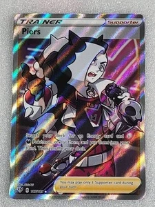 Piers 187/189 NM/M Swsh03 Darkness Ablaze Full Art Allenatore Pokemon TCG - Foto 1 di 2