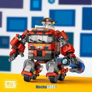 LOZ Mini Blocks HK Fire Engine Robot - Building Blocks Mech- Adults Collectible - Picture 1 of 8