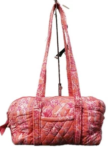 Vera Bradley Retired Hope Toile Classic 100 Handbag Pinks - Picture 1 of 9