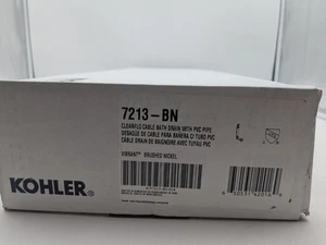 Kohler Clearflo Wannenablaufset - mit Überlauf 7213-BN Vibrant Brushed Nickel - Bild 1 von 13