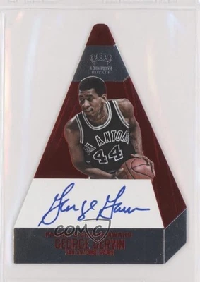 2013-14 Panini Preferred Panini's Choice Red /25 George Gervin #41 Auto HOF - Image 1 of 2
