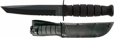 KABAR 1255 Short Tanto Combo Edge Fighting, Tactical, Combat, Military Knife - Image 1 of 3