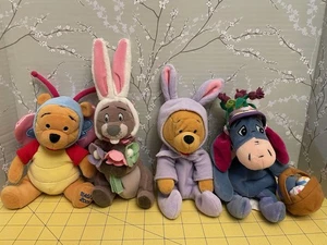 Disney Winnie Puuh Frühling Ostern Sitzsack Plüsch 4 Stück Gopher Eeyore - Bild 1 von 19