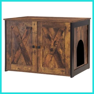 Caja de arena recinto, caja de arena para gatos muebles ocultos, entrada reversible aprox... - Imagen 1 de 8