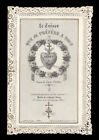 santino merlettato-holy card-canivet*LETAILLE f.duble n.5 LE TRESOR QUE JE....