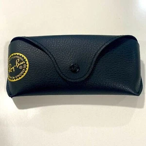 Ray-Ban Black Button Snap Sunglass Case - Picture 1 of 5
