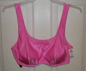 Pink by Victoria's Secret Pull-On Swim Top XXL Padded Underwire New NWT - Picture 1 of 5