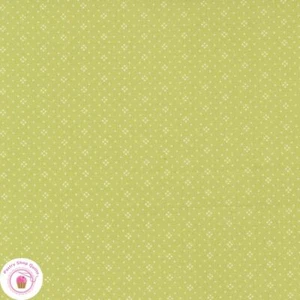 Moda FRUIT COCKTAIL 20457 46 Green Apple Dots FIG TREE Quilt Fabric - Picture 1 of 5