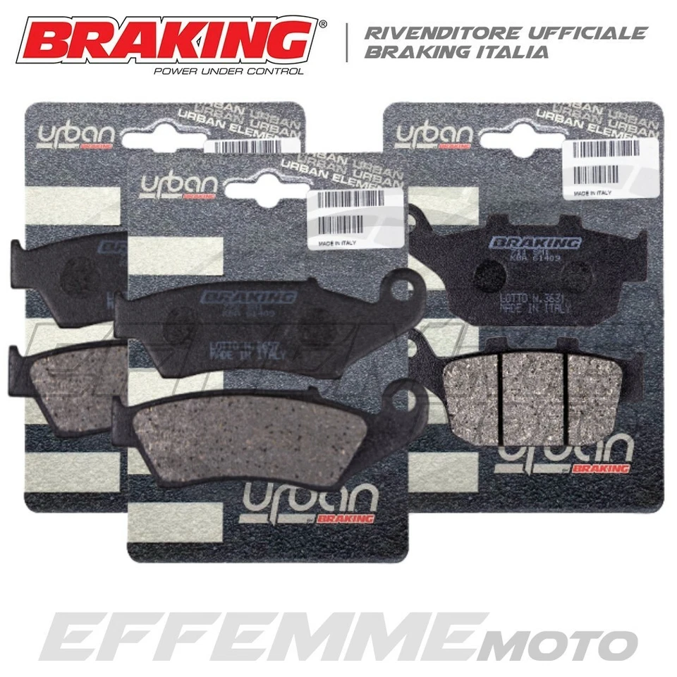 Pastiglie HONDA XL V Transalp 650 2000-2007 (Kit Anteriori + Posteriori BRAKING)