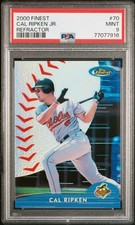 2000 Finest Refractor #70 Cal Ripken Jr PSA 9 Mint Low Pop Orioles HOF