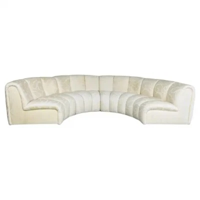 Vintage Post-Modern Bernhardt Flair Channel 4-Piece Modular Sectional Sofa 1980s - Image 1 of 4